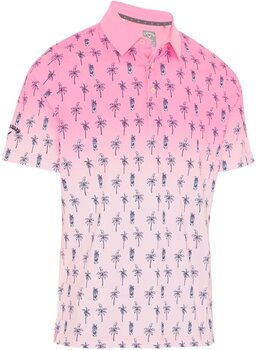 Chemise polo Callaway Mojito Ombre Mens Polo Candy Pink L - 1
