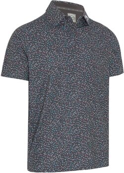 Polo Shirt Callaway All-Over Mens Chev Confetti Print Polo Asphalt XL - 1