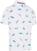 Camiseta polo Callaway Golf Novelty Print Mens Polo Bright White L