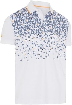Chemise polo Callaway Abstract Chev Mens Polo Bright White L - 1