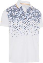 Polo majice Callaway Abstract Chev Mens Bright White 2XL Polo majice