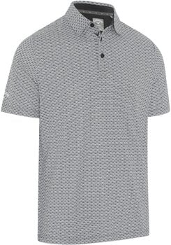 Polo Shirt Callaway Tee Allover Print Mens Polo Caviar L - 1