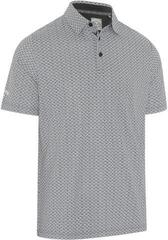 Polo košile Callaway Tee Allover Print Mens Caviar 2XL Polo košile