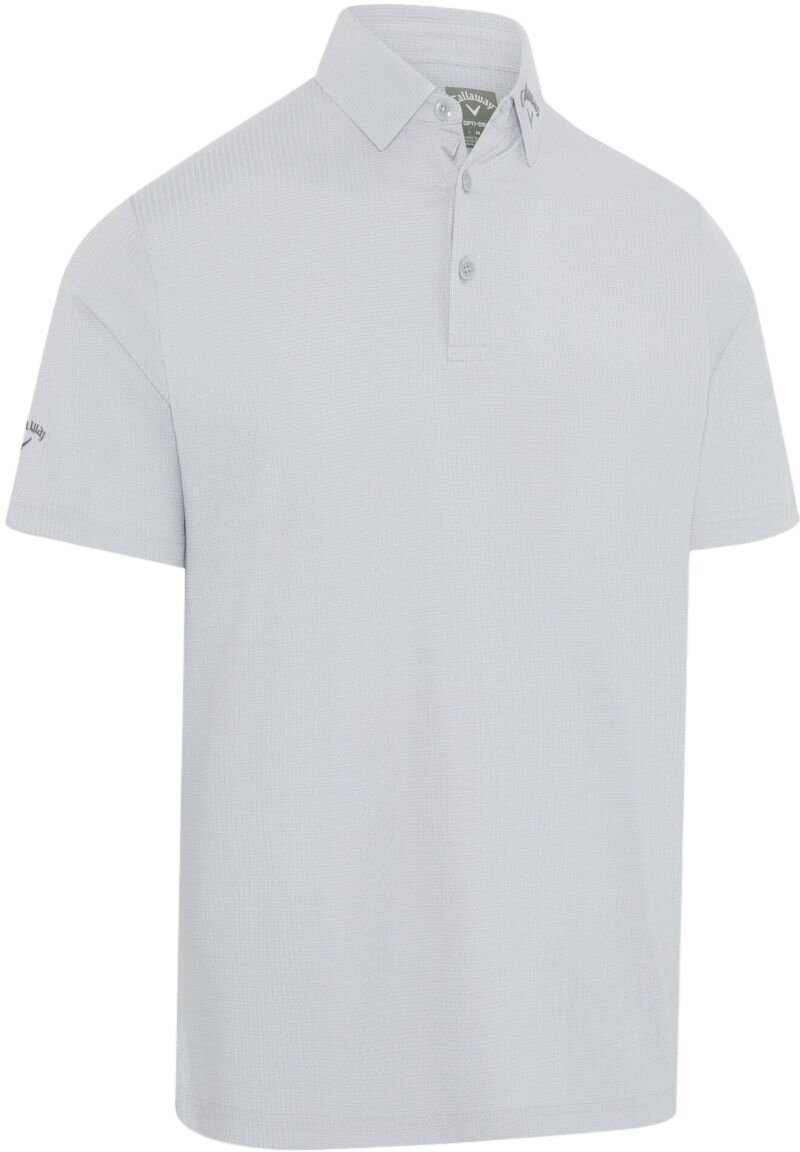 Polo-Shirt Callaway Classic Jacquard Mens Polo Gray Dawn 2XL