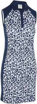 Sukně / Šaty Callaway Two-Tone Geo Sleeveless Womens Polo Dress Peacoat XL - 1