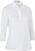 Chemise polo Callaway Space Dye Jersey 3/4 Sleeve Womens Polo Brilliant White L