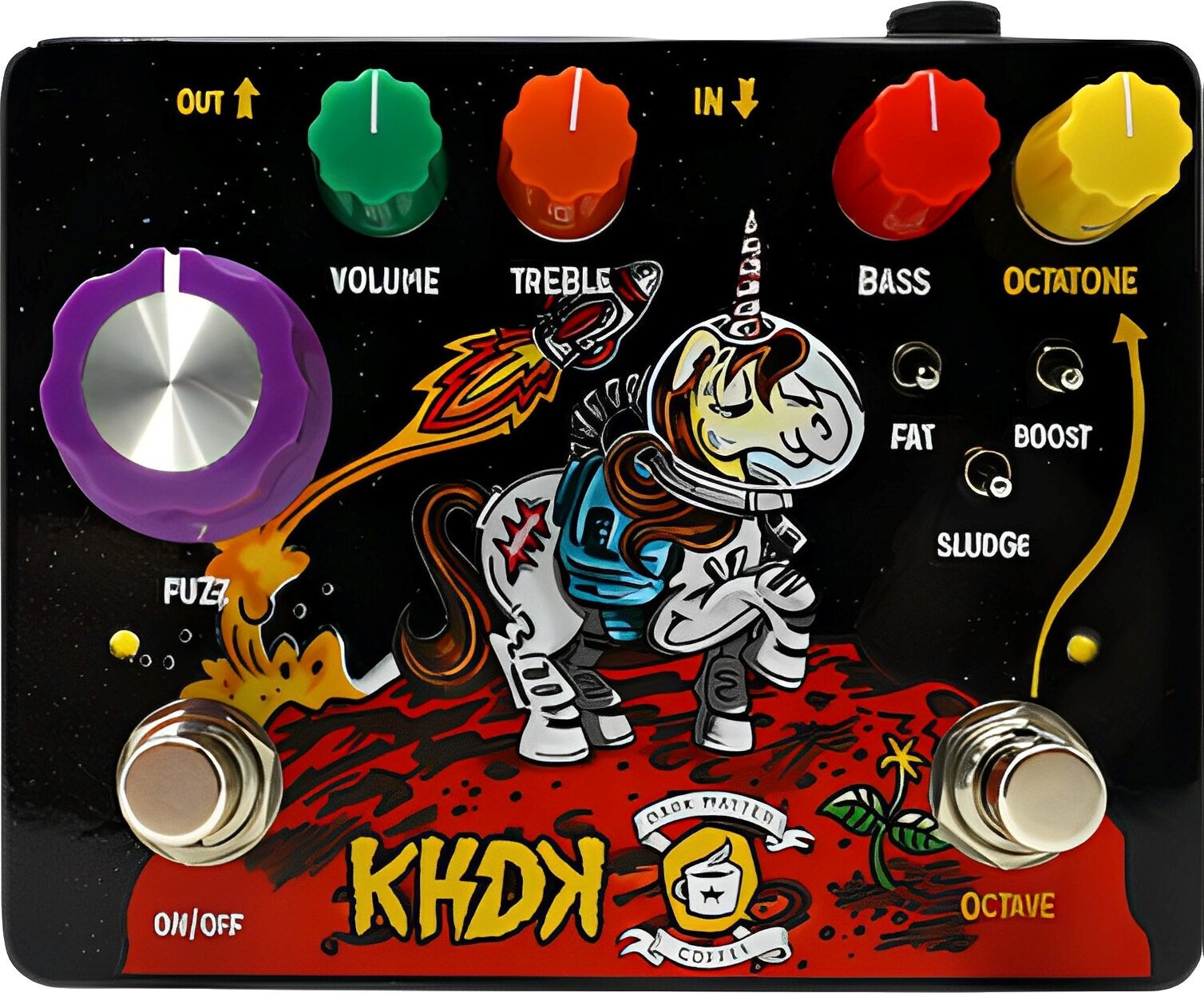 Eфект за китара KHDK Electronics Unicorn Blood II