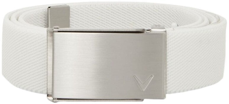 Cinture Callaway Solid Webbed Belt Bright White OS