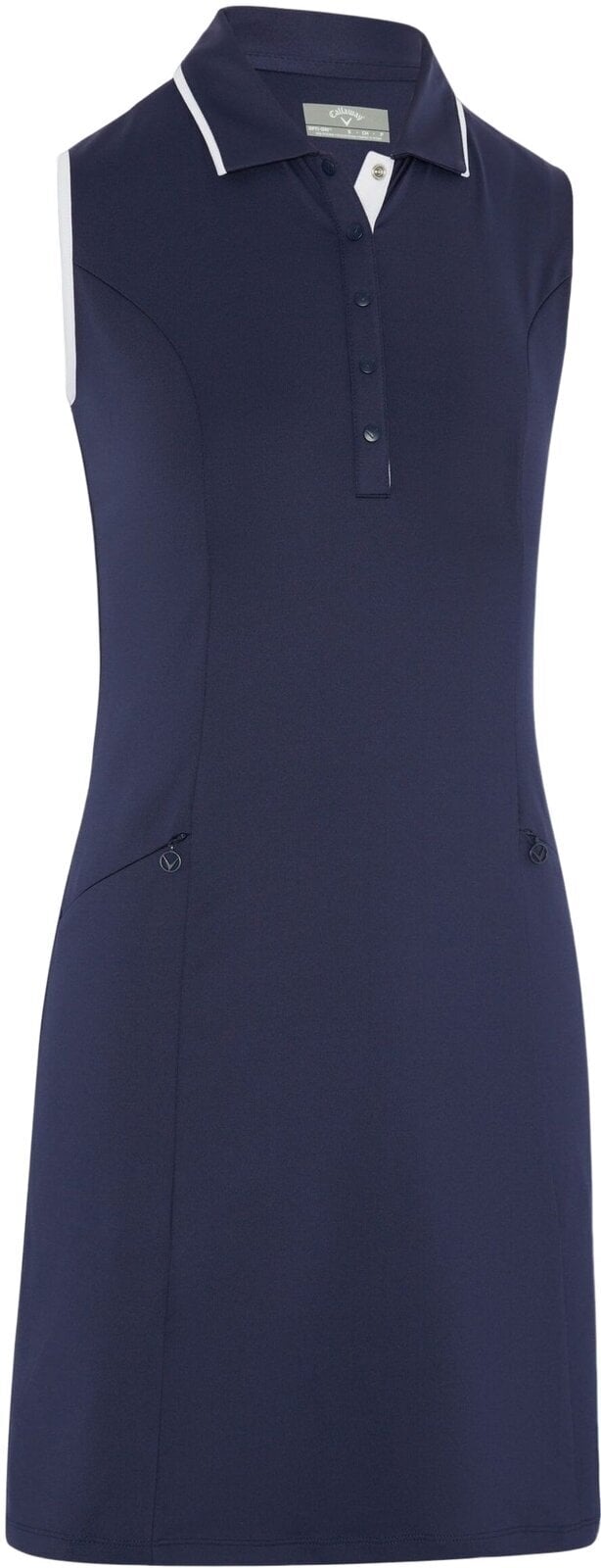 Sukňa / Šaty Callaway Womens Sleeveless Dress With Snap Placket Peacoat XL