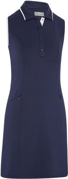 Поли и рокли Callaway Womens Sleeveless Dress With Snap Placket Peacoat XS - 1
