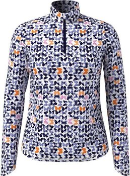 Chemise polo Callaway Metamorphosis Printed Sun Protection Womens Top Brilliant White L - 1
