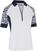 Polo Shirt Callaway Two-Tone Geo 1/2 Sleeve Zip Womens Polo Brilliant White S