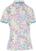Chemise polo Callaway Chev Floral Short Sleeve Womens Polo Brilliant White L