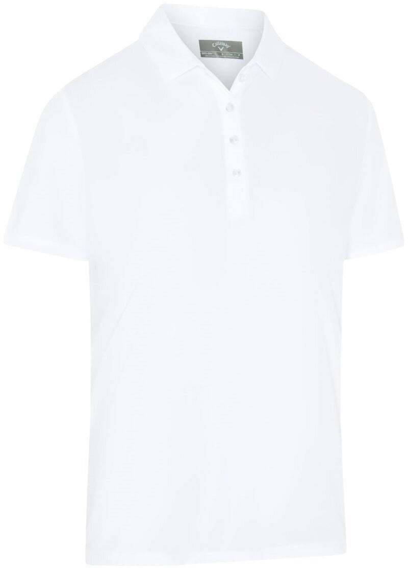 Camisa pólo Callaway Tournament Womens Bright White S Camisa pólo