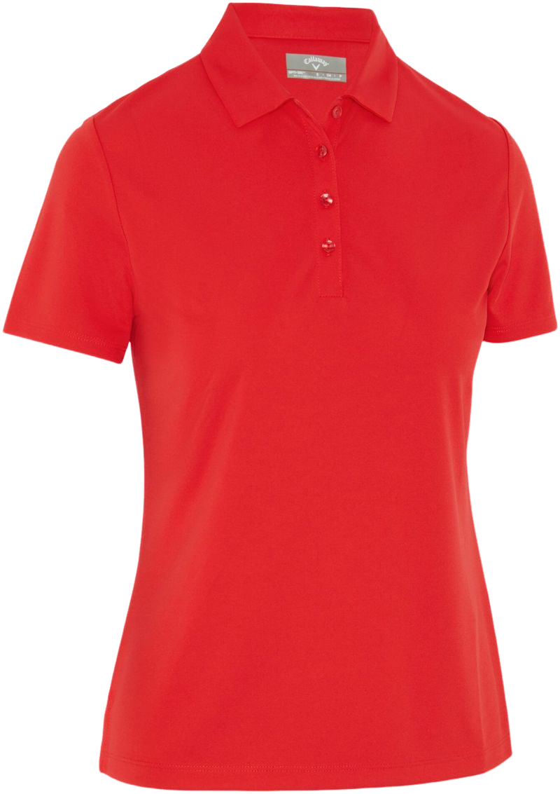 Polo Shirt Callaway Tournament Womens Polo True Red M