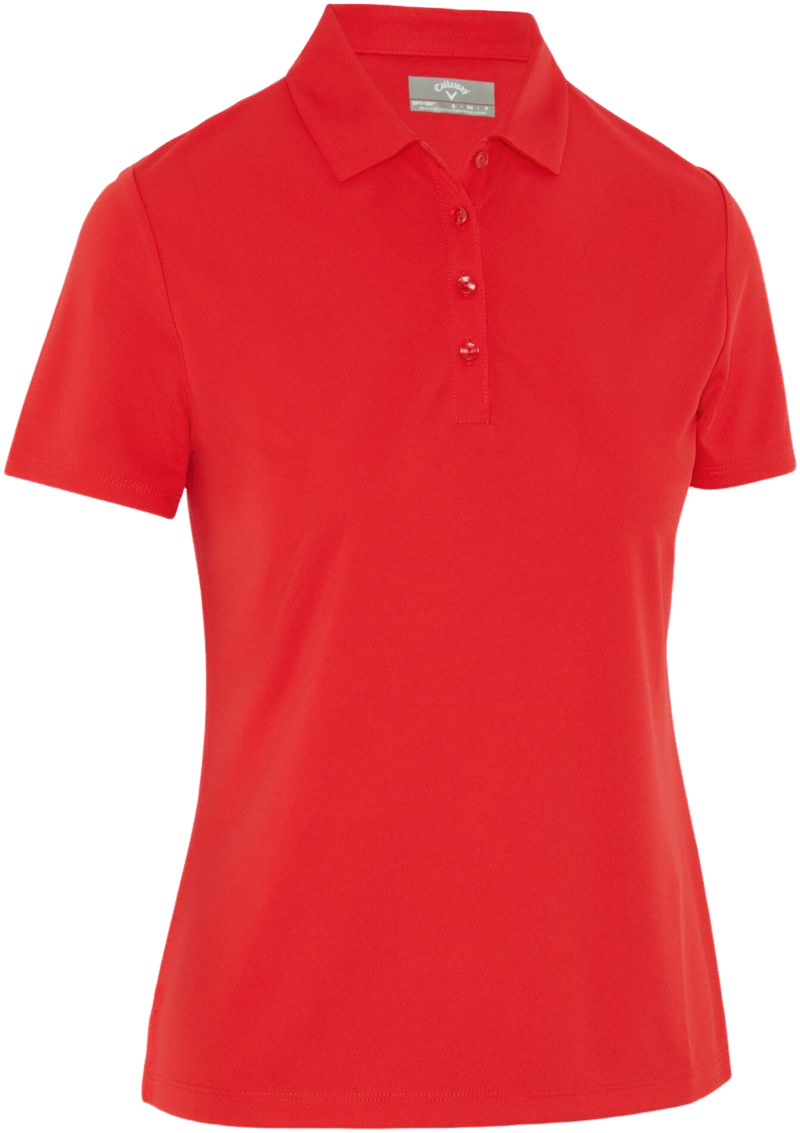 Camisa pólo Callaway Tournament Womens True Red XL Camisa pólo