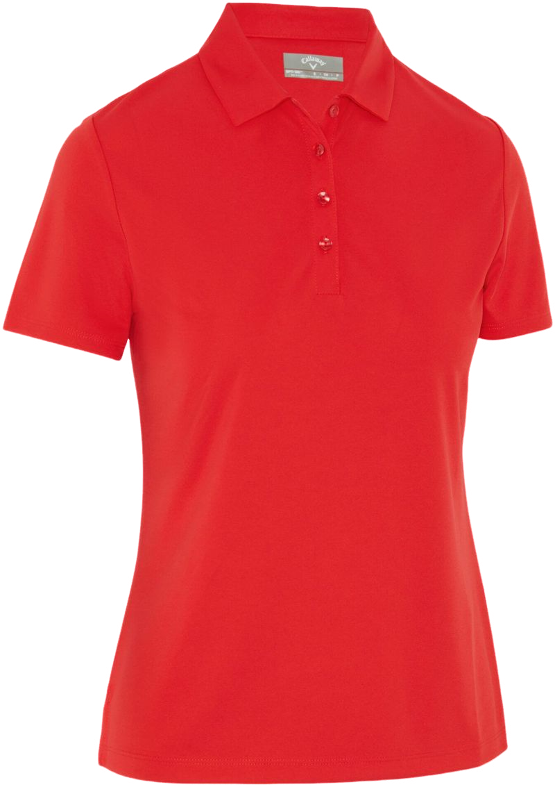 Camiseta polo Callaway Tournament Womens Polo True Red 2XL Camiseta polo