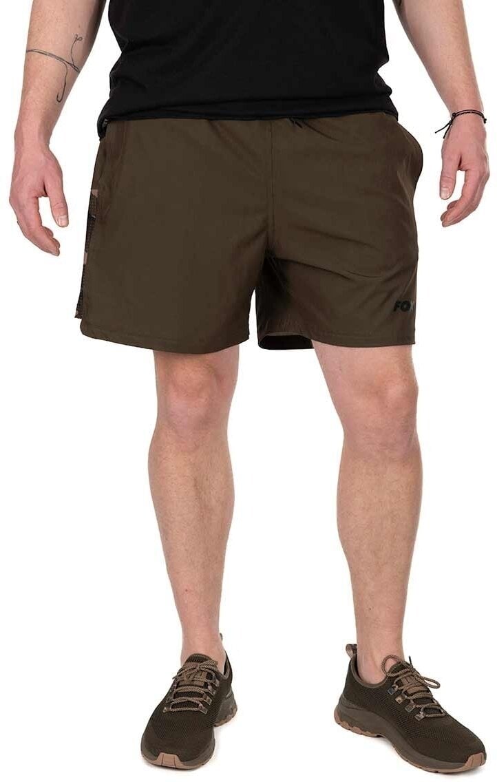 Trousers Fox Trousers Khaki/Camo LW Swim Shorts - M