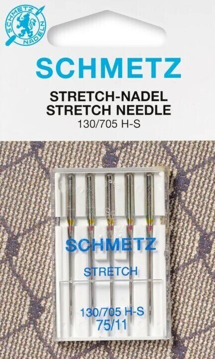 Needles for Sewing Machines Schmetz 130/705 H-S VMS 75 Single Sewing Needle