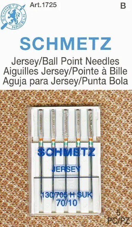 Needles for Sewing Machines Schmetz 130/705 H SUK VCS 80 BALL POINT Single Sewing Needle