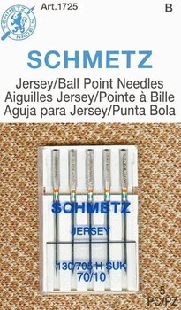 Needles for Sewing Machines Schmetz 130/705 H SUK VCS 80 BALL POINT Single Sewing Needle - 1