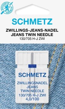 Aiguille pour machine à coudre Schmetz 130/705 H-J ZWI NE 4,0 SES 100 Aiguille pour machine à coudre - 1