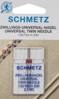Aiguille pour machine à coudre Schmetz 130/705 H ZWI 2,5 SCS 80 Aiguille pour machine à coudre - 1