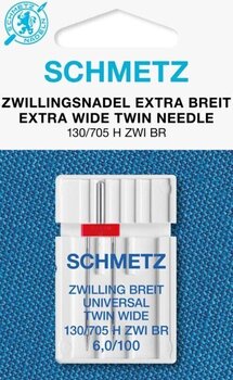 Aiguille pour machine à coudre Schmetz 130/705 H ZWI BR SES 6,0 100 Aiguille pour machine à coudre - 1