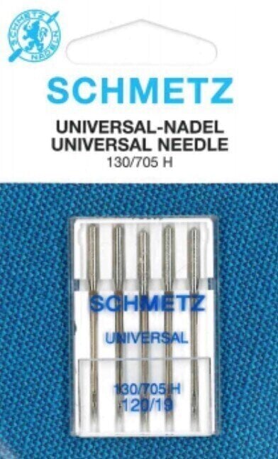 Needles for Sewing Machines Schmetz 130/705 H VGS 120 Single Sewing Needle