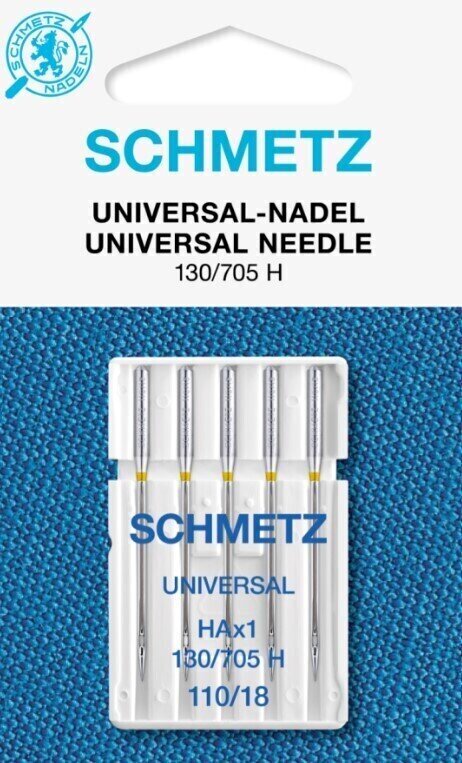Needles for Sewing Machines Schmetz 130/705 H VFS 110 Single Sewing Needle