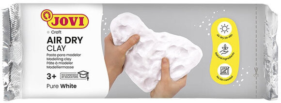 Argila secagem ao ar Jovi Self-Hardening Modelling Clay White 250 g - 1