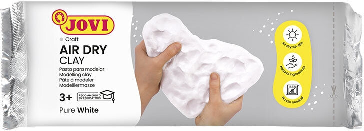 Selbsttrocknende Masse Jovi Self-Hardening Modelling Clay White 500 g
