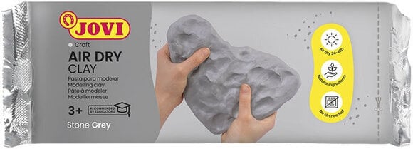 Levegőn száradó gyurma Jovi Self-Hardening Modelling Clay Grey 500 g - 1