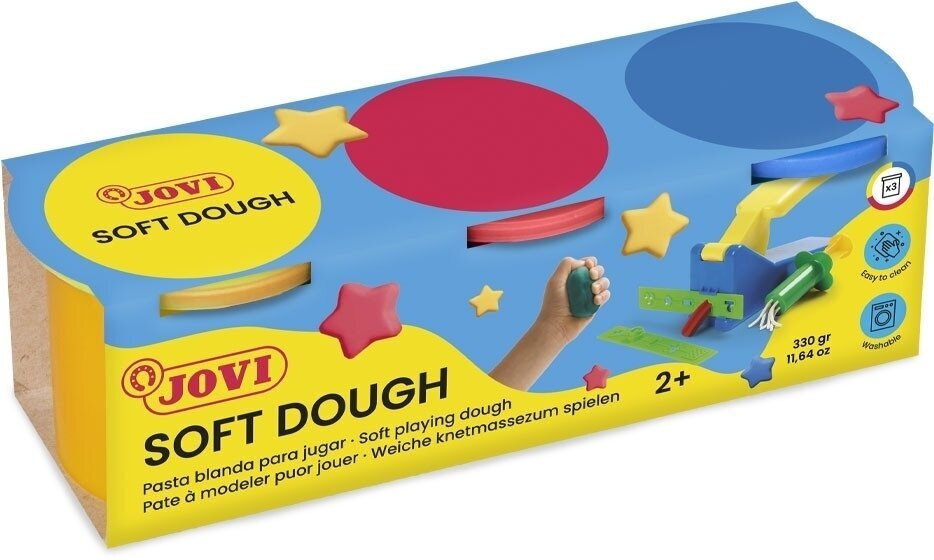 Zelfdrogende klei Jovi Soft Dough Modelling Clay Mix 3 x 110 g