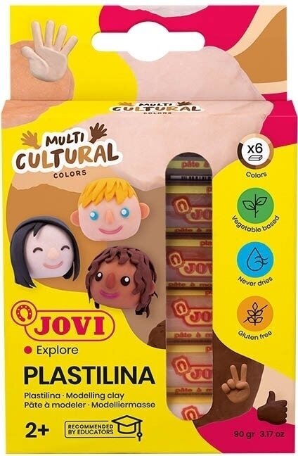 Пластилин за деца Jovi Пластилин за деца Body 6 x 15 g