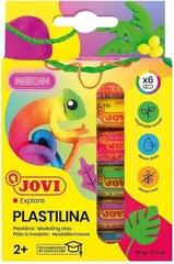 Pâtes à modeler pour enfants Jovi Plastilina Pâtes à modeler pour enfants Neon 6 x 15 g
