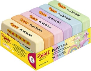 Dječja masa za modeliranje Jovi Plastilina Dječja masa za modeliranje Pastel 6 x 50 g