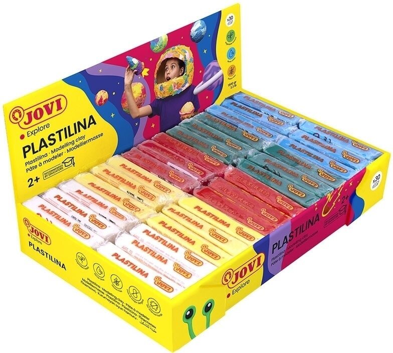 Пластилин за деца Jovi Пластилин за деца 5 Colours 30 x 50 g