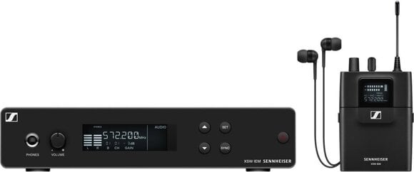 Monitorização intra-auricular sem fios Sennheiser XSW IEM A: 476 - 500 MHz - 1