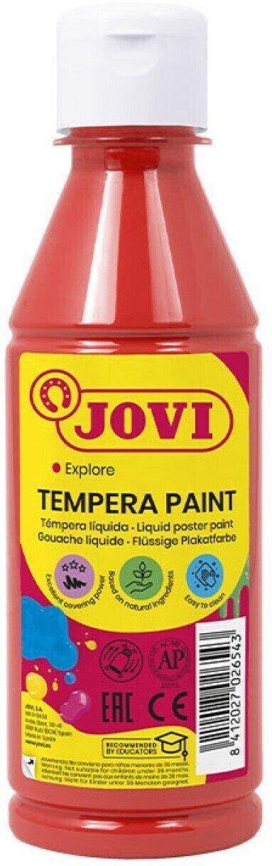 Tempera Paint Jovi Premium Tempera Red 250 ml 1 pc