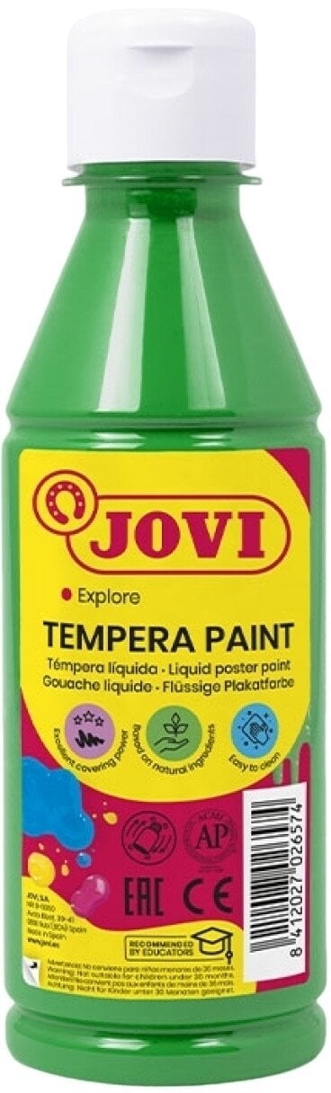 Tinta de têmpera Jovi Premium Tempera Paint Green 250 ml 1 un.