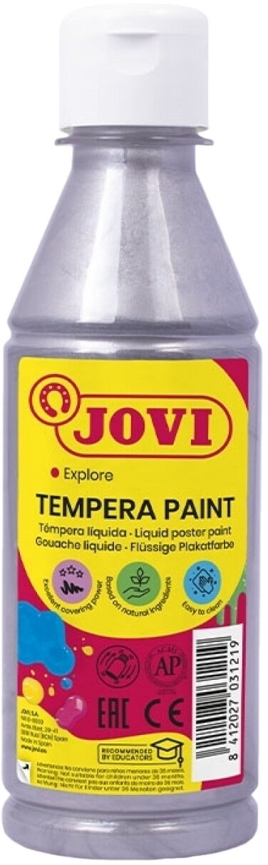 Χρώμα Τέμπερας Jovi Tempera Paint 250 εκατ. Silver