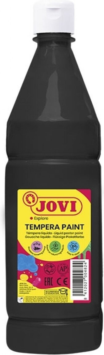 Peinture tempera
 Jovi Premium Tempera Paint Peinture à la détrempe Black 1000 ml 1 pc