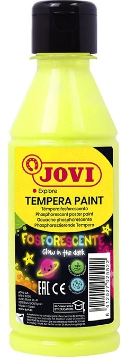 Tinta de têmpera Jovi Tempera Paint 250 ml Yellow
