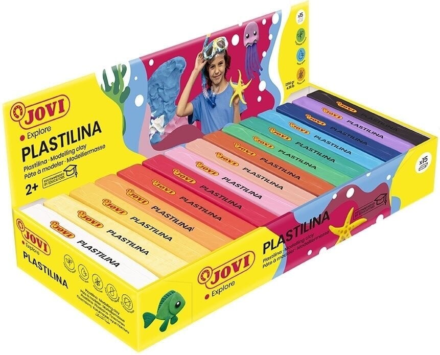Пластилин за деца Jovi Пластилин за деца 15 Colours 15 x 150 g