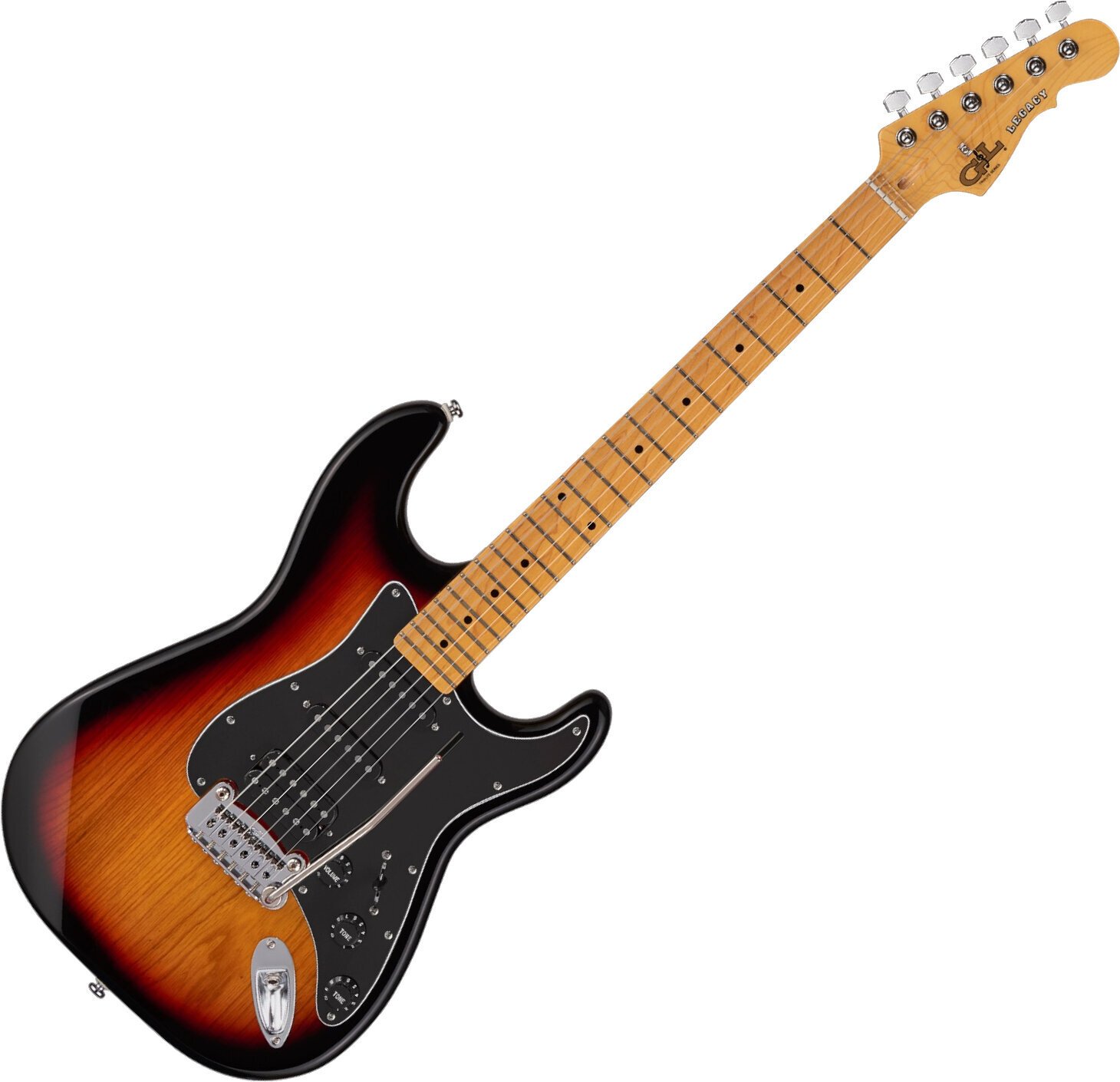 Elektrische gitaar G&L Tribute Legacy HSS 3-Tone Sunburst