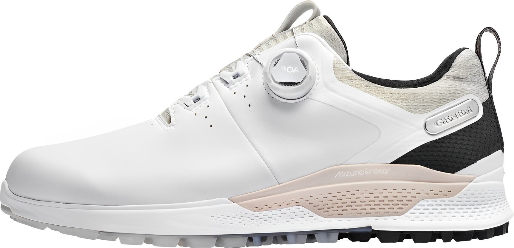 Chaussures de golf pour hommes Mizuno Genem WG Boa White/Black 40,5