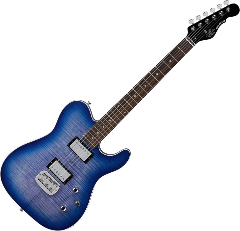 Guitarra electrica G&L Tribute ASAT Deluxe Carved Top Blueburst Guitarra electrica