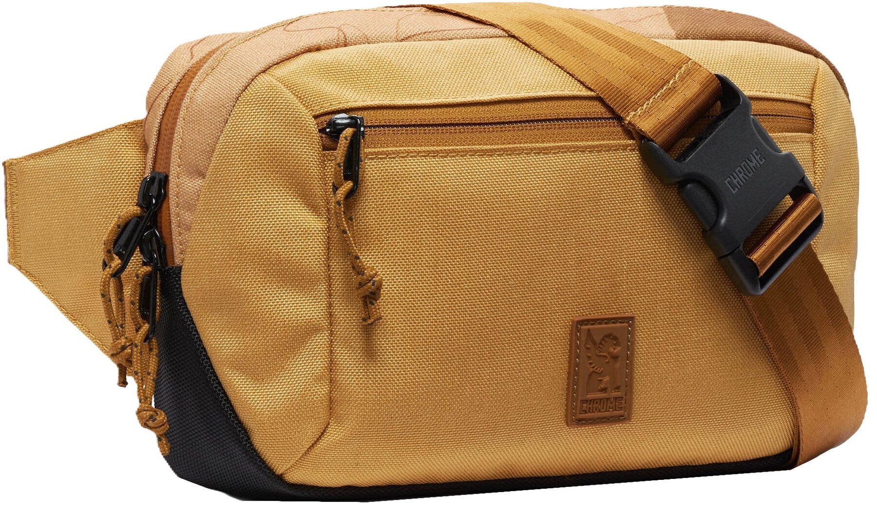Wallet, Crossbody Bag Chrome Ziptop Waistpack Amber Heatmap Waistbag