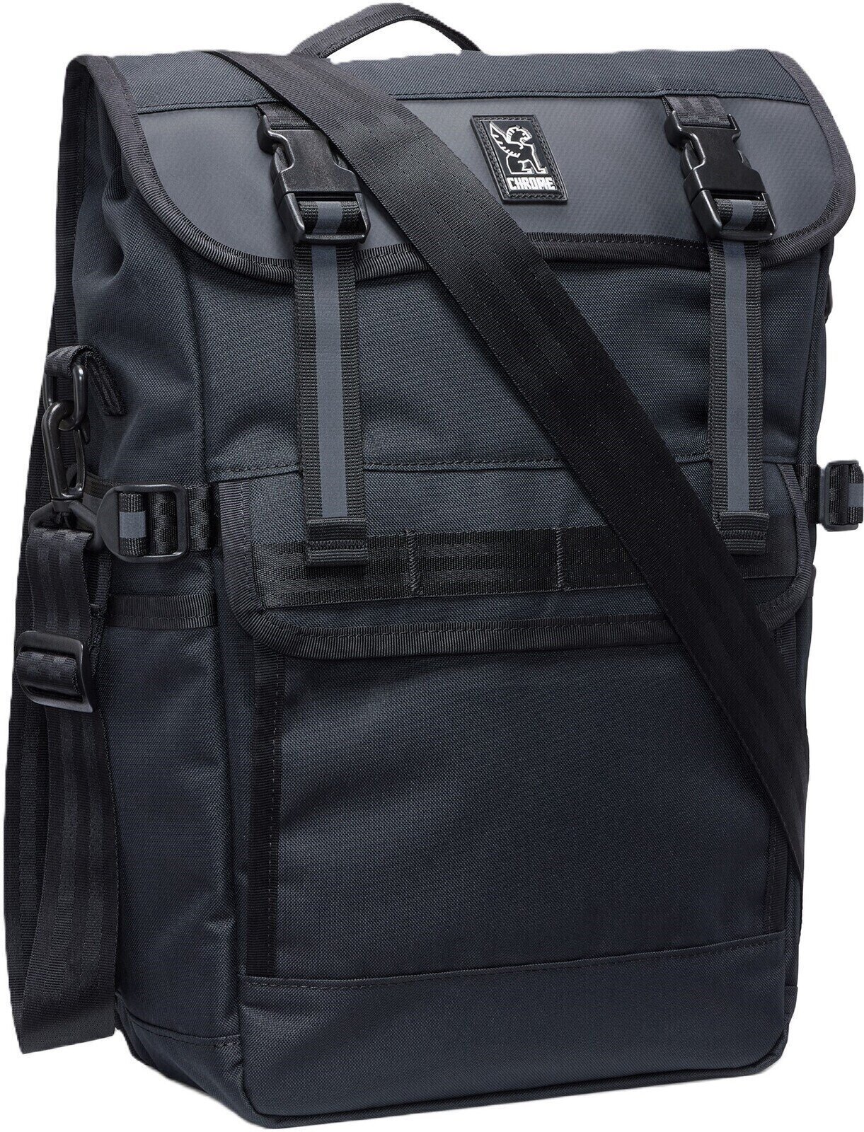 Geantă pentru bicicletă Chrome Holman Pannier Bag Black 15 - 20 L